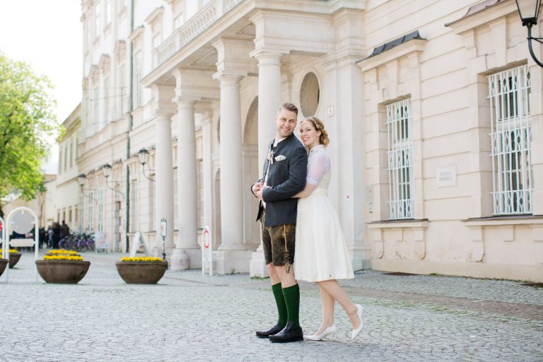 Standesamtliche Hochzeit im Marmorsaal in Salzburg