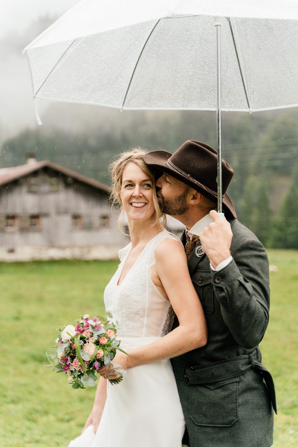 Regen am Hochzeitstag