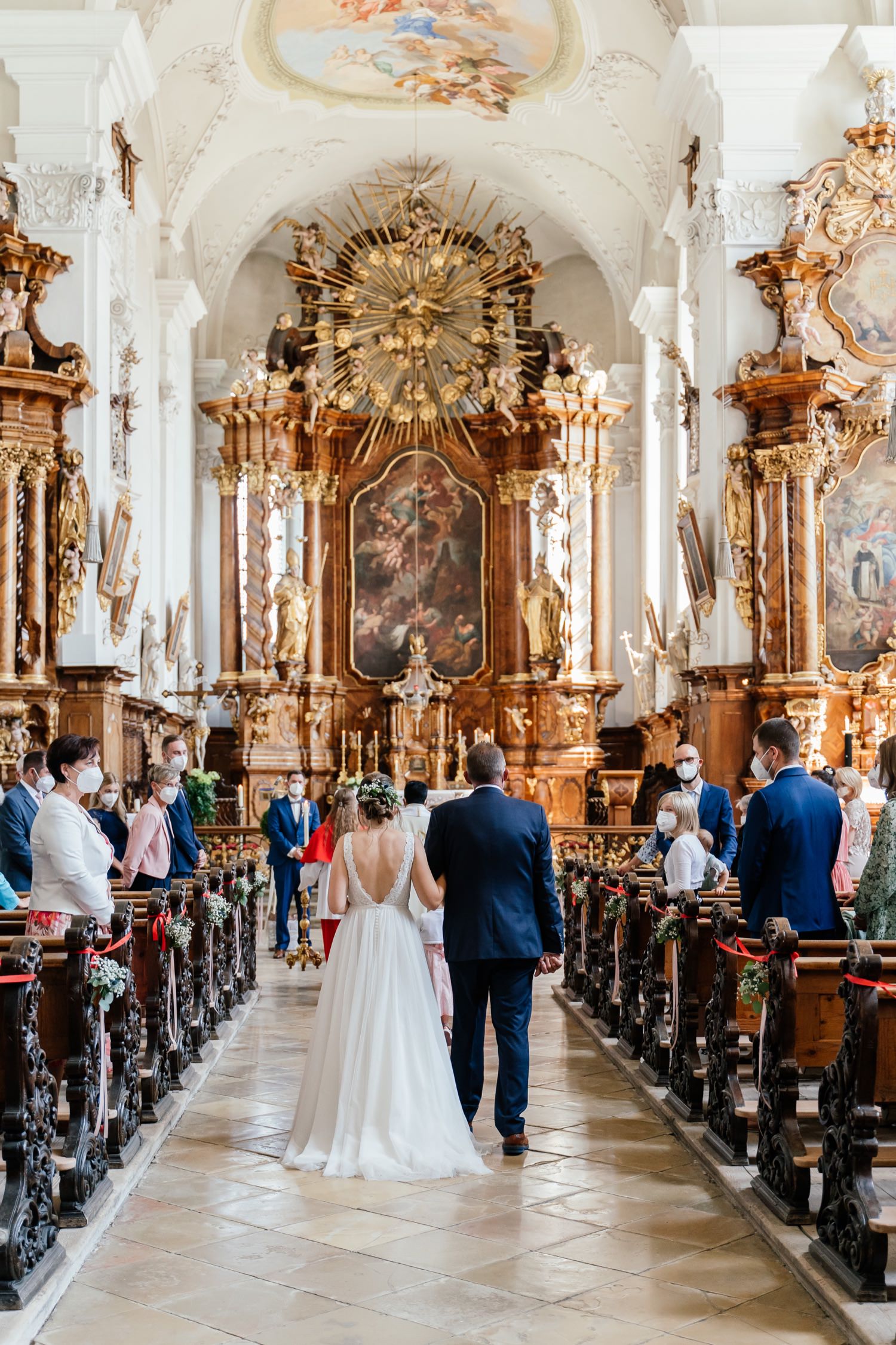 Kirchliche Hochzeit in Medlingen