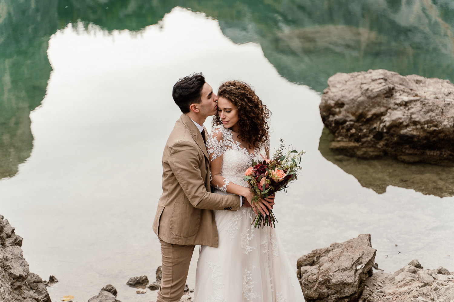 Hochzeitsfotos in den Dolomiten