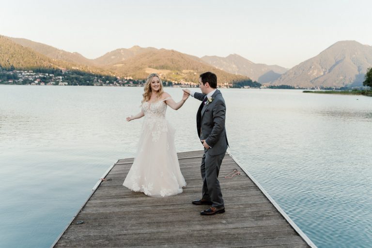Wedding at boathouse Tegernsee in Bad Wiessee