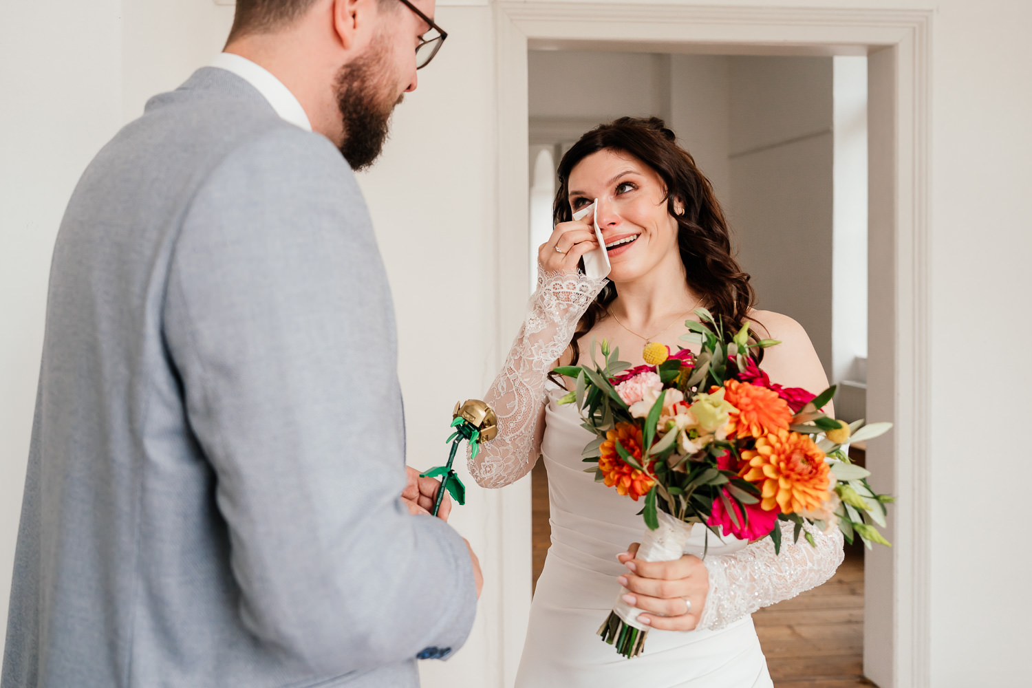 First Look im Standesamt in Glonn