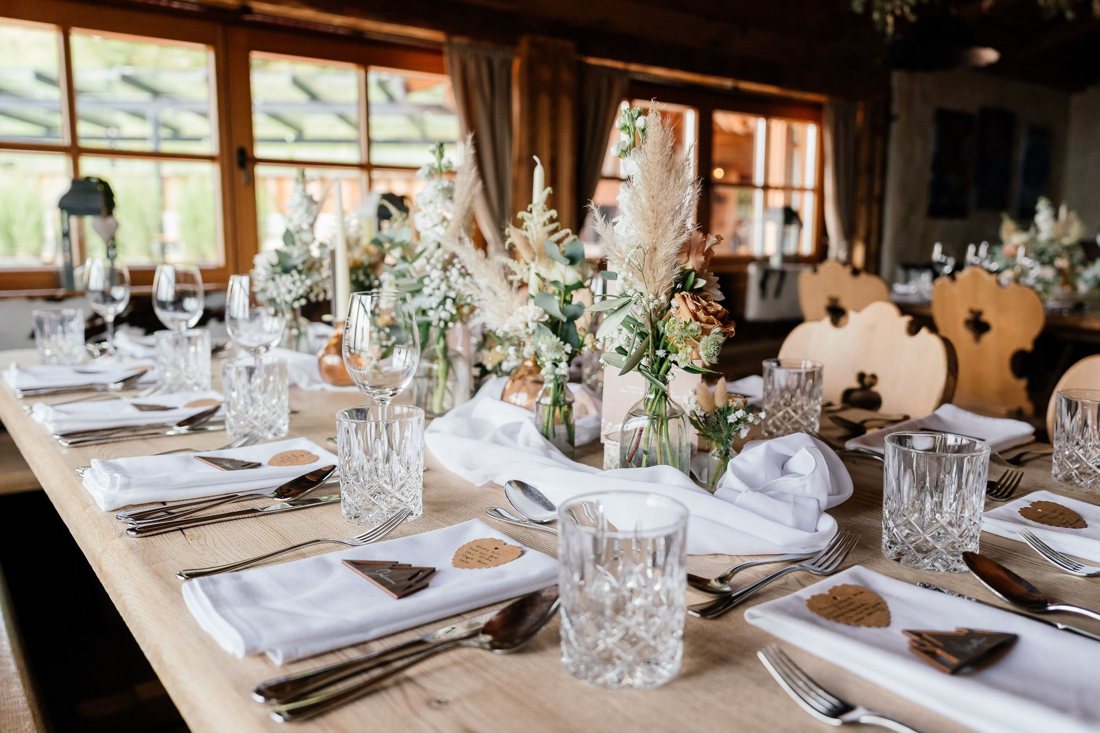 Hochzeitsdekoration Toni Alm