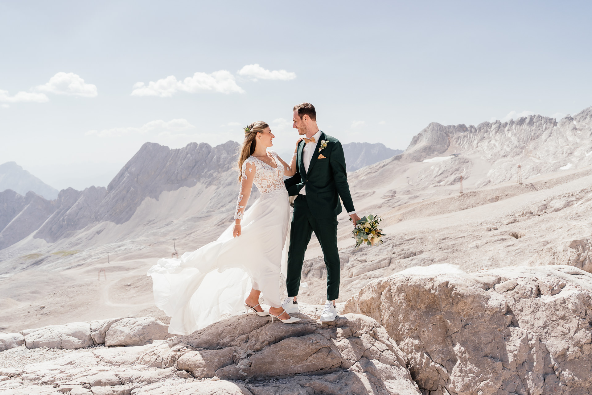 Berghochzeit auf der Zugspitze