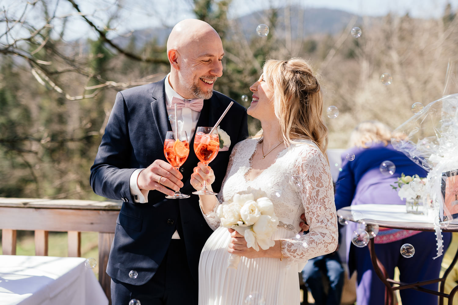 Frühlingshochzeit am Tegernsee