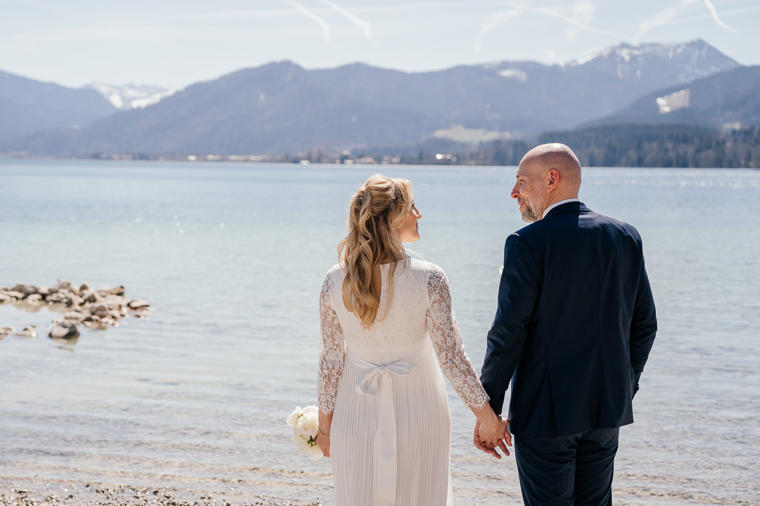 Brautpaar am Tegernsee