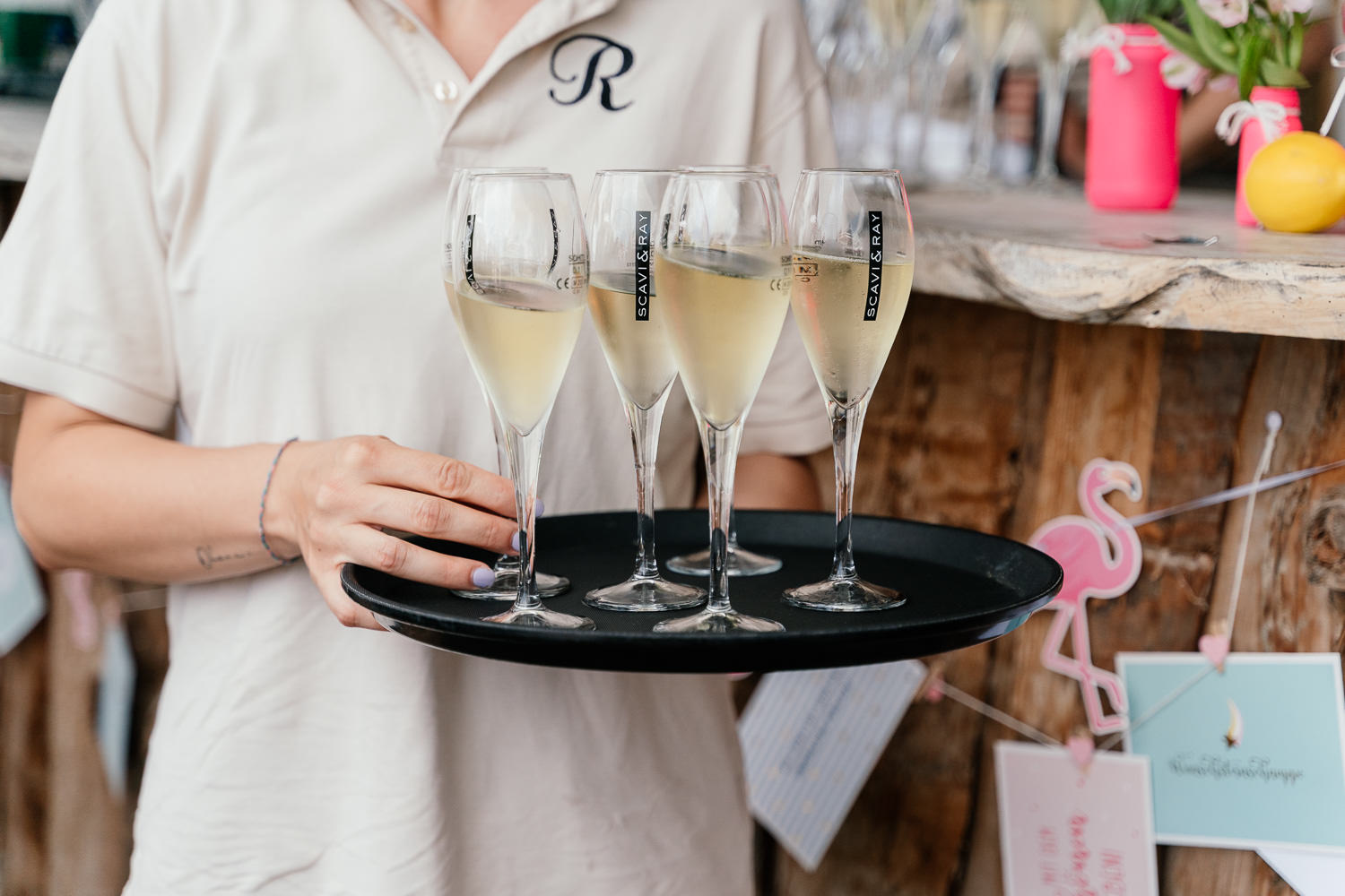 Sektempfang Hochzeit RamsAu gasthaus