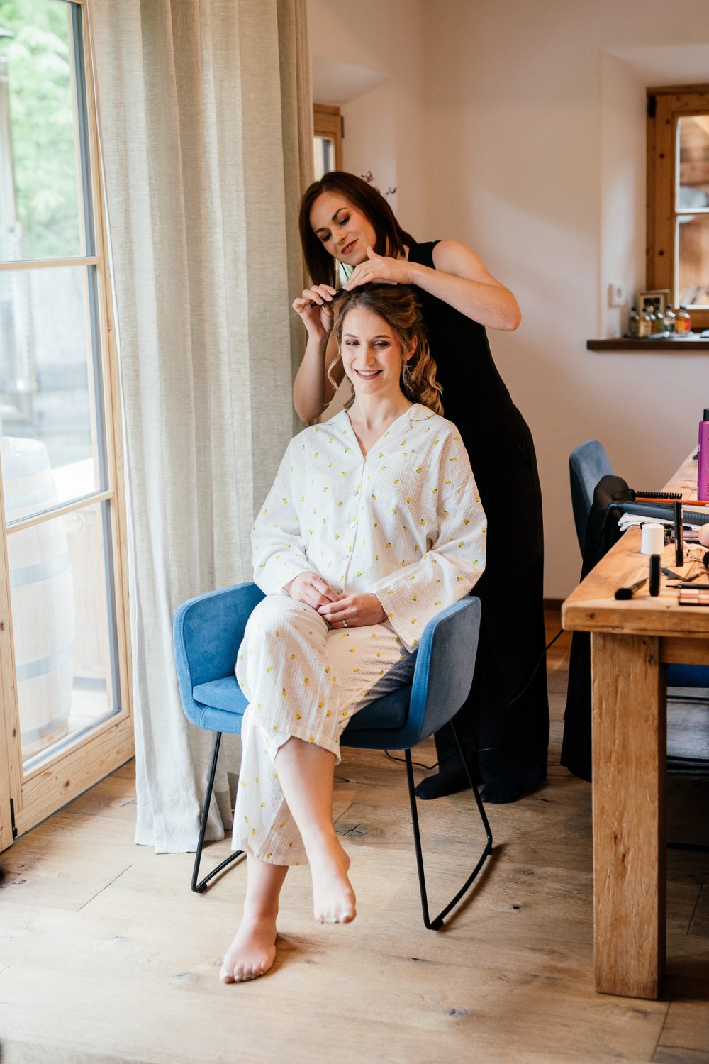 Getting Ready der Braut