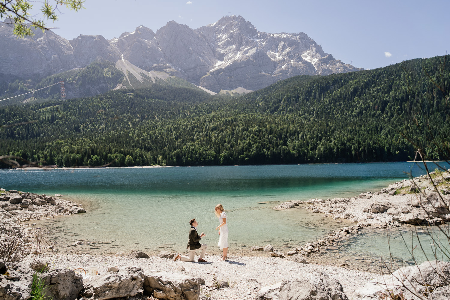 Heiratsantrag am Eibsee