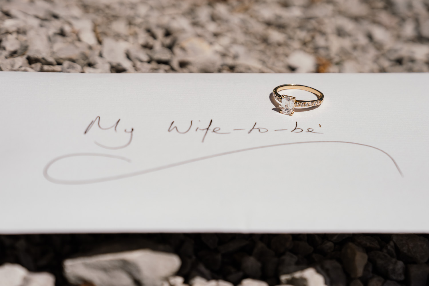 Hochzeitsantrag mit Fotografin